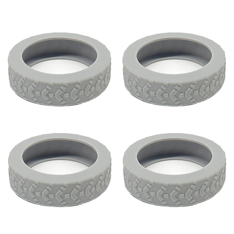 Silent Noise Reduction Silicone Luggage Caster Protective Cover