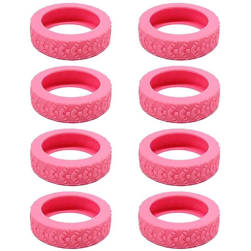 Silent Noise Reduction Silicone Luggage Caster Protective Cover