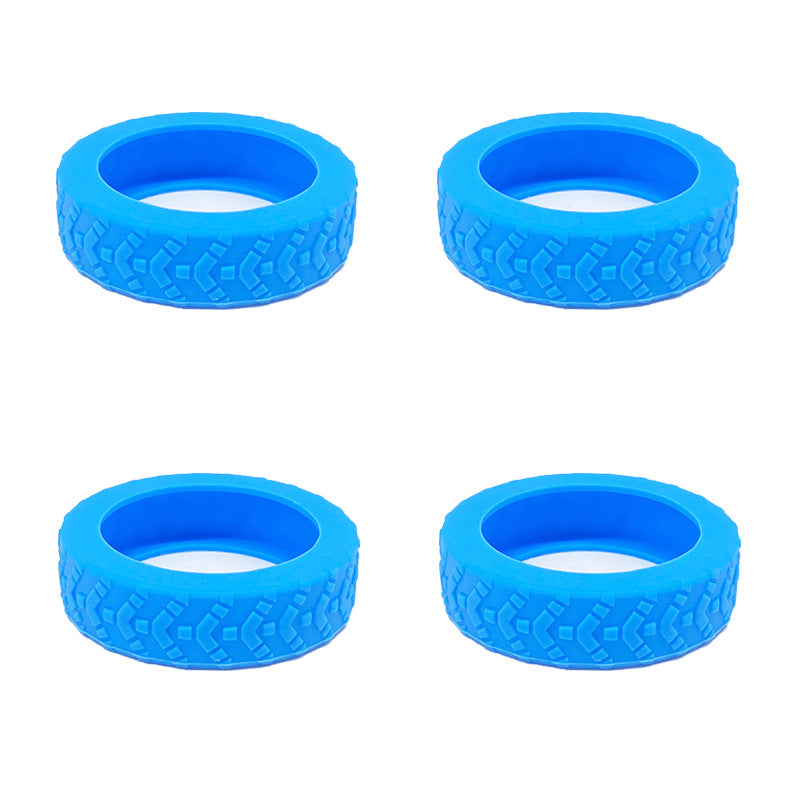 Silent Noise Reduction Silicone Luggage Caster Protective Cover