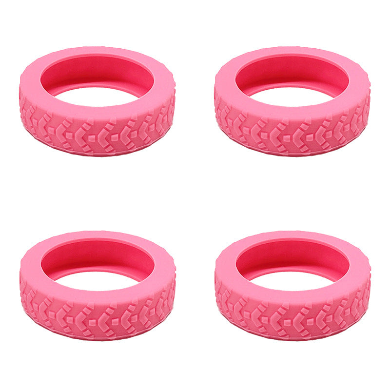 Silent Noise Reduction Silicone Luggage Caster Protective Cover