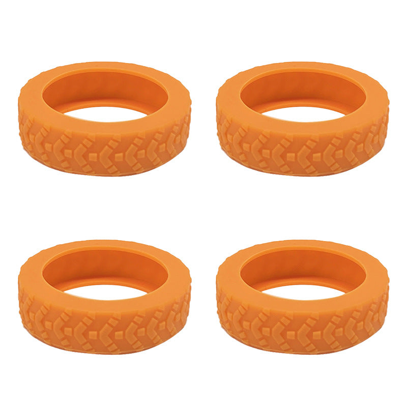 Silent Noise Reduction Silicone Luggage Caster Protective Cover