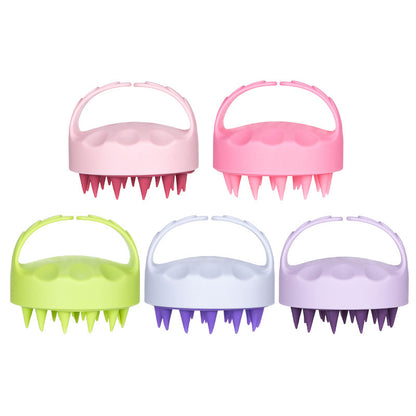 Handle Shampoo Brush Silicone Without Hurting Hair