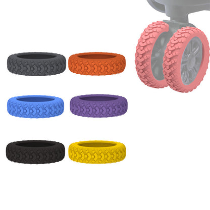 Silent Noise Reduction Silicone Luggage Caster Protective Cover