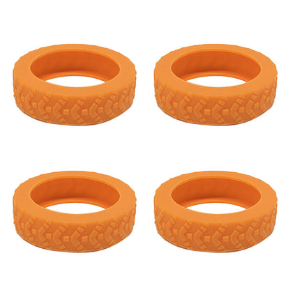Silent Noise Reduction Silicone Luggage Caster Protective Cover